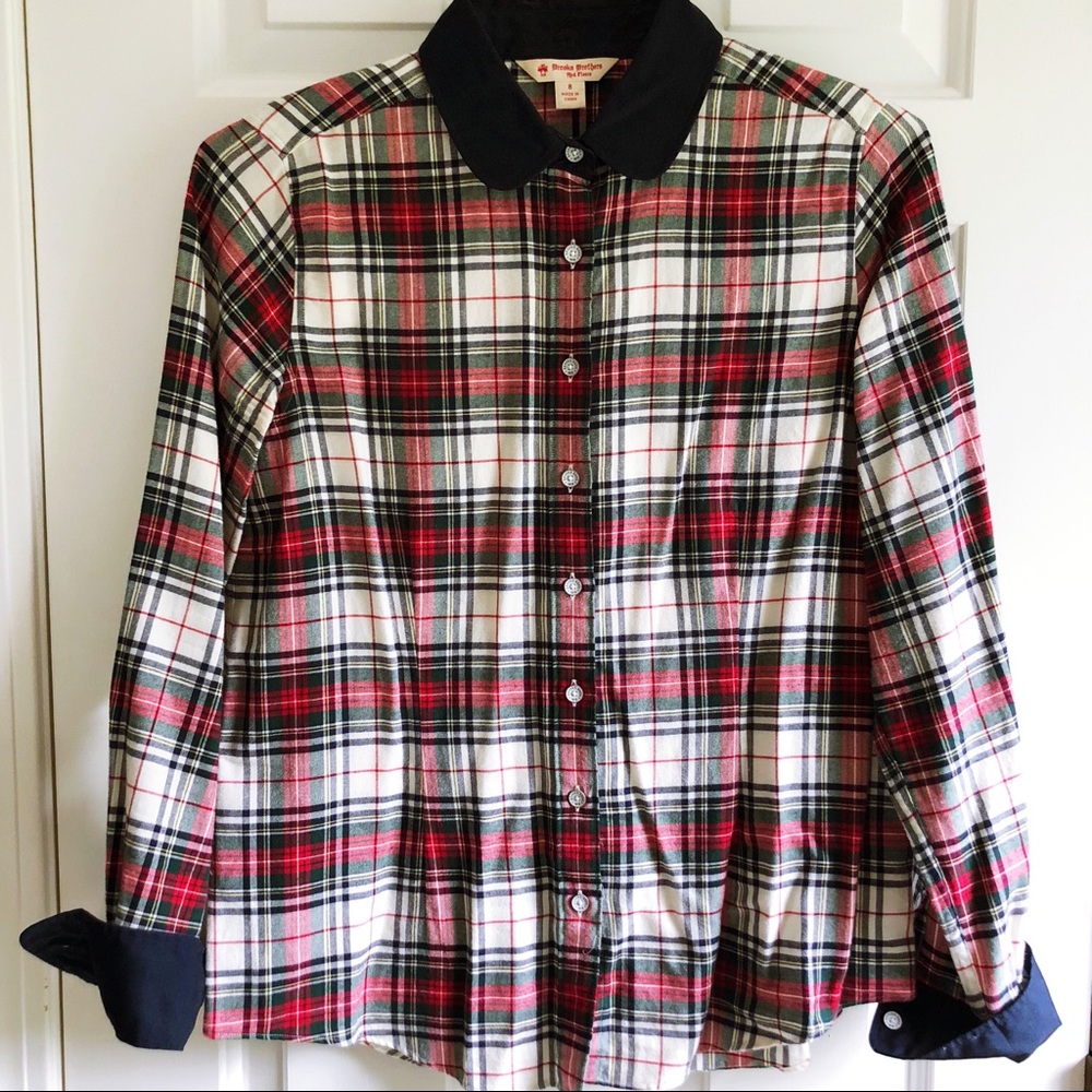 Brooks Brothers Tartan Fitted Shirt
